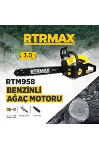 Rtrmax Rtm958 58cc 45 Cm Pala Benzinli Ağaç Motoru N11.1416