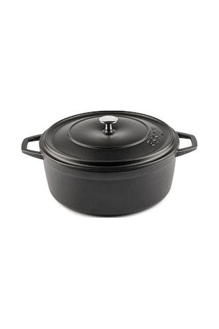 Hosse Demir Döküm 28 Cm Derin Tencere - Siyah - Hs Y Dt 28 Siyah