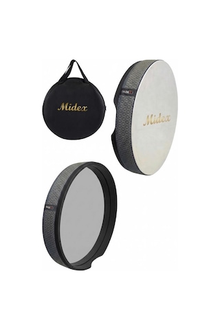 Midex Br-811x 10'lu Bendir Def Toptan Paket Akort Ayarlı El Tutma Oyuklu Çantalı