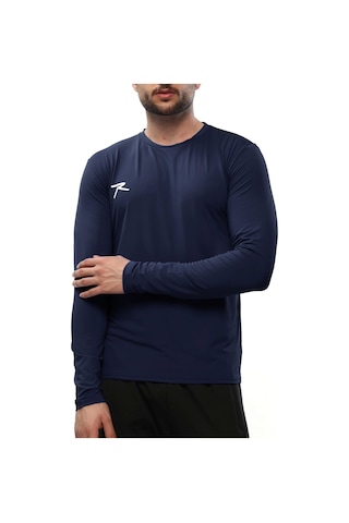 Raru Uzun Kollu T-shirt Laus Lacivert Lacivert