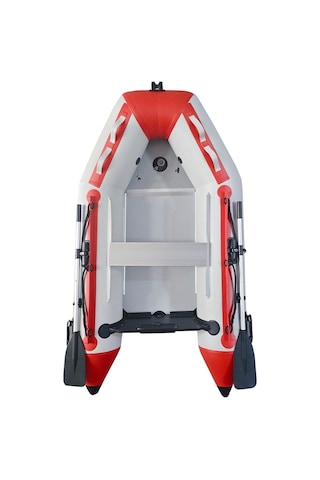 Remixon Rmatb230 230 CM Ahşap Taban Şişme Bot Gri - Kırmızı