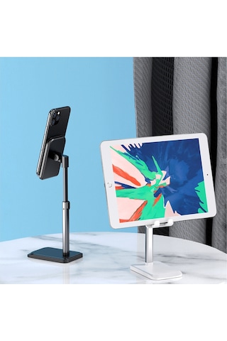 Rock Masaüstü Liftable Telefon & Tablet Standı Siyah standart