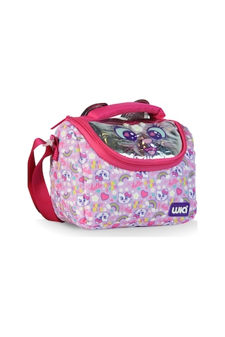 Wia Sweet Cat Kız Çocuk Termoslu Beslenme Çantası Lila