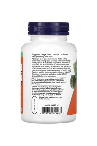 Now Potasyum Sitrate 99mg 180 Veg Kapsül