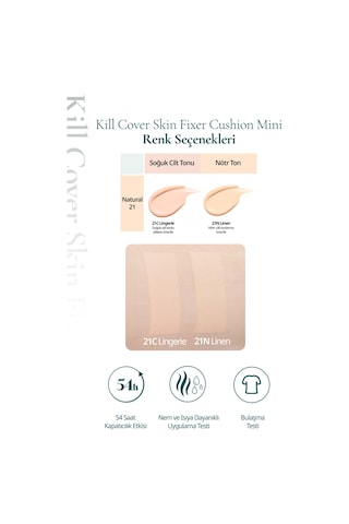 Clio Kill Cover Skin Fixer Cushion Mini 21n Linen