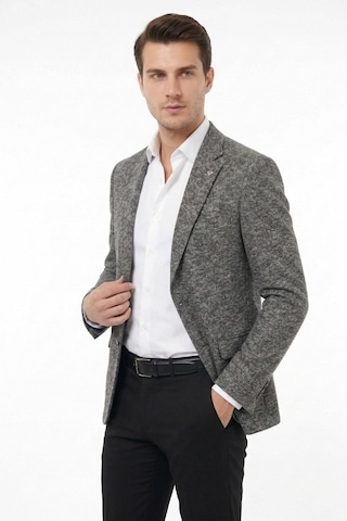 Suitmen Erkek Tek Spor Ceket 4 Drop Çift Yırtmaçlı Mevsimlik Bgl-st05331 Antrasit