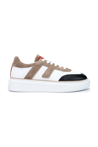 Fabi Erkek Hakiki Deri Beyaz/kum/siyah Sneakers & Spor Ayakkabı 510 Fu0828b Erk Ayk Y24 Bıanco/sabbıa/nero Çok Renkli