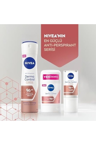 Control Clinical Kadın Sprey Deodorant 150ml,96 Saat Üstün Koruma,dermadry Technology İle Ekstra Kuruluk