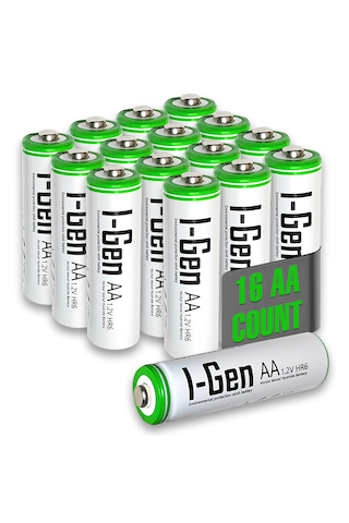 I-Gen B135 16 Adet AA 2700 mAh Şarj Edilebilir Kalem Pil 1.2V Ni-MH Şarjlı Pil