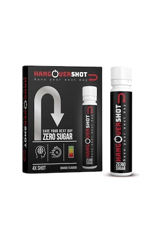 Hangovershot Zero Sugar Save Your Next Day 4 Shot 25 Ml.