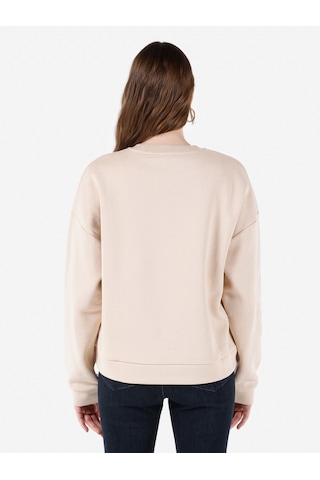 Colin's Colins Regular Fit Baskılı Bej Kadın Sweatshirt Cl1066819 Bej