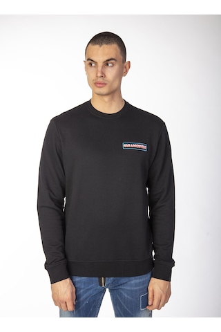 KARL LAGERFELD Erkek  Sweatshirt  KLL756 Siyah