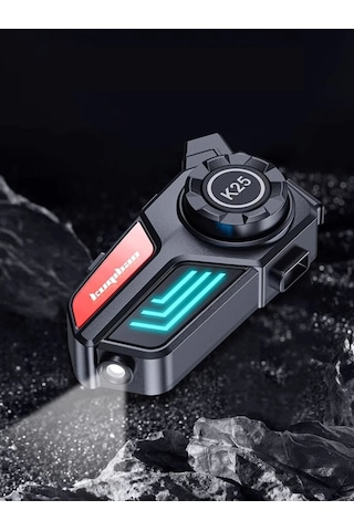 K25 Kask Bluetooth Kulaklık Kurye Motosiklet Interkom
