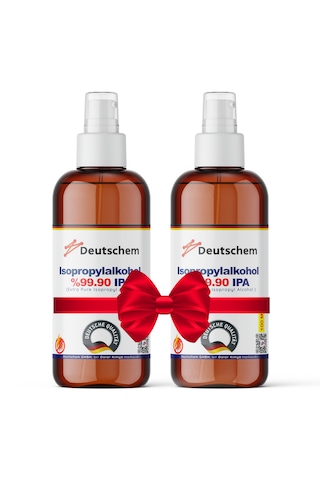 Deutschem İzopropil Alkol İpa 2x100 Ml Sprey Başlıklı, Extra Saf %99.90