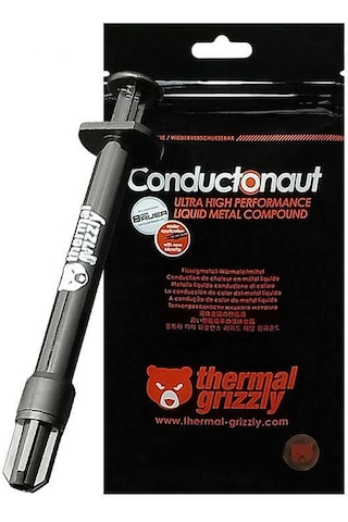 Thermal Grizzly Conductonaut Likit Metal 73W Yüksek Performans 1 G Thermal Grizzly Conductonaut Likit Metal 73W Yüksek Performans 1 G