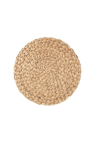 Hasır Supla Su Sümbülü El Yapımı Örme Amerikan Servis 37 Cm Hasır