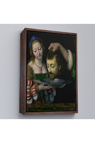 Miyrem^ Canvas Serie Salome İle Vaftizci Yahya'nın Başının Kesilmesi Tablo-7339