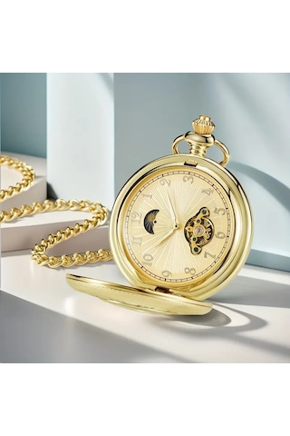 Köstekli Saat Kurmalı Sarı Renk 710023