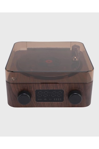 Bluetooth Hoparlörlü Gece Lambası Dijital Saat Ve Ambiyans Işığı Çok Amaçlı