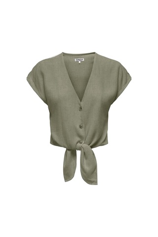 Onlsıesta Ss Knot Lın Bl Shırt Pnt Noos Yeşil Renk