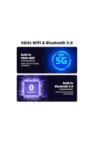 Ximistore9 Kablosuz Carplay Ve Android Auto Adaptörü - 5ghz Wifi & Bluetooth 5.0 İle Otomatik Bağlanma, Sade Kablosuz Sürüş İçin Ec11-a