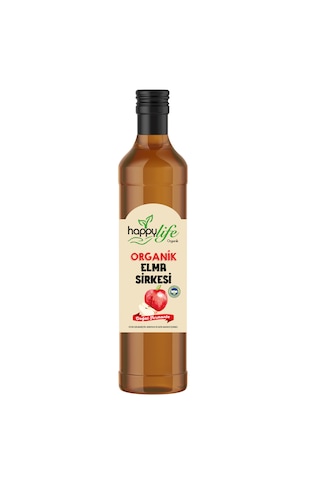Happy Life Organik Elma Sirkesi 500 Ml Happy Life Organik Elma Sirkesi 500 Ml