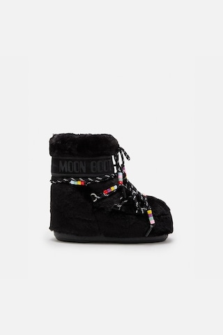 Moon Boot Icon Low Faux Fur Beads Kadın Bot 80d1409470 Siyah