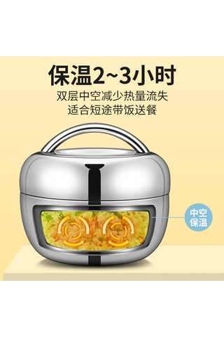 Moveevo 304 Çelik 800ml Termoslu Yemek Kutusu - Öğrenci Çocuk İçin Elma Şeklinde Kapaklı Günlük Bento Kutu Çok Renkli