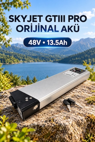 Gtııı Pro E-bike Orijinal Akü Gri