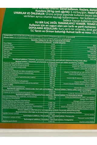 Royal İlaç Royal Ovisol Sheep&goat Koyun Ve Keçi Yem Katkısı 1 Lt