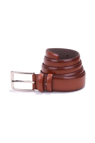 Dagoster DMK26-302 Taba 3.5 CM Suni Deri Erkek Kemer Taba