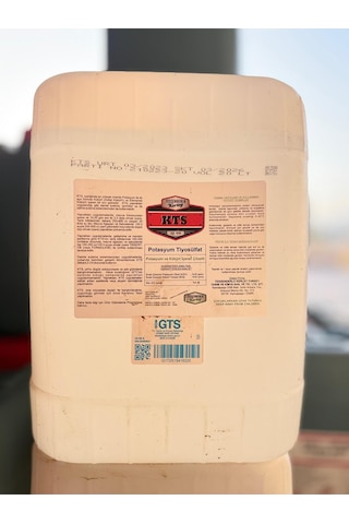Kts Potasyum Tiyosülfat İçerikli Sıvı Gübre 20 Litre 1 kg Kts Potasyum Tiyosülfat İçerikli Sıvı Gübre 20 Litre 1 kg