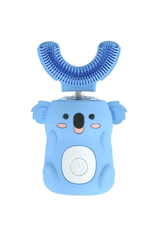 Sones Çocuk Ağız Elektrikli Diş Fırçası U Şeklinde Sonic Akıllı Elektrikli Diş Fırçası Mavi