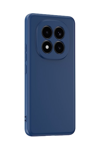 Xiaomi Redmi Note 15 Pro Plus 5g İle Kılıf Içi Kadife Lansman Tasarım Telefon Kılıfı Kapak Lacivert