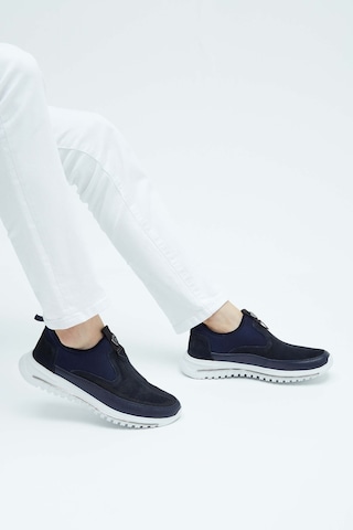 Tamer Tanca Erkek Hakiki Deri Lacivert Sneakers & Spor Ayakkabı 381 17469 Erk Ayk Y23 Lacıvert Lacivert