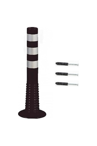 5 Adet Siyah Renk Otopark Düzenleyici 75 Cm Eco Delinatör