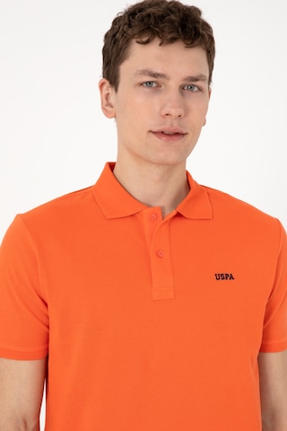 U.S. Polo Assn. Erkek Regular Fit Polo Yaka Nar Çiçeği Basic Tişört 50306007-VR039