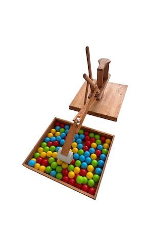 Muko Ahşap Ekskavatör, Montessori Çocuk Gelişimi Için Ahşap Kepçe