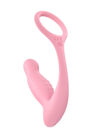 Pembe Tilki Uzaktan Kumandalı Çift Motorlu Masaj Cihazı Pembe 10+10 Mod, Usb Şarjlı, Su Geçirmez