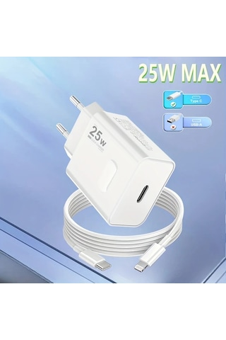 Honeybeeshop Beşli Fiş 2m Veri Kablosu Samsung İpdone Uyumlu Hızlı Şarj Cihazı 25w Usb C Ve Usb Cden Lightning Kablolu