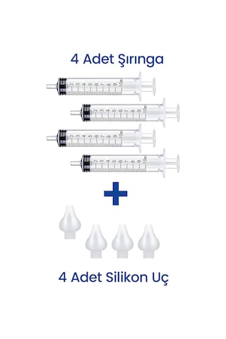 Bebek Burun Temizleme Şırıngası 4'lü