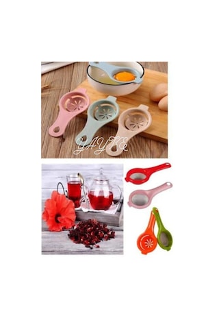 Yayke 2'li Yumurta Sarısı Akı Ayırma Ve Bitki Çayı Süzgeci