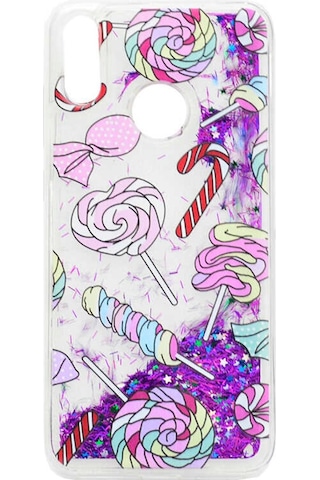 Huawei Y7 Prime 2019 Kılıf Marshmelo Akışkan Sim Ve Pullu Kılıf