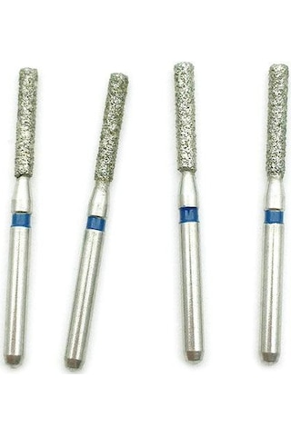 10 Adet/kit Diş Elmas Burs Matkap Yüksek Hızlı El Aleti Orta Fg 1.6 M Parlatma Pürüzsüzleştirici Beyazlatma Ürün Sf-12