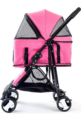 Justie Pet Flatiron Kedi & Köpek Arabası 91 x 45 x 70 CM