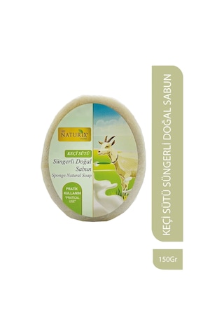 Naturix Keçi Sütü Süngerli Sabun 150 G