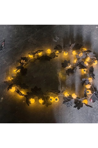 Ambition Siyah-cadılar Bayramı Süslemeleri İçin 2 Metre 20 Led