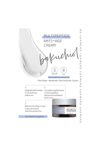 Skin401 Multipeptit Bakuchiol Anti-Age Cream 50 ML