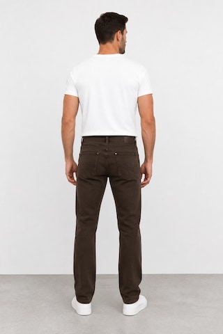 Bihan Store Erkek Regular Fit Jean Pantolon Günlük Ve Klasik Mc Clap 7209 Kahve