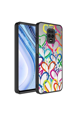 Xiaomi Uyumlu Redmi Note 9s Kılıf Aynalı Desenli Kamera Korumalı Parlak Zore Mirror Kapak